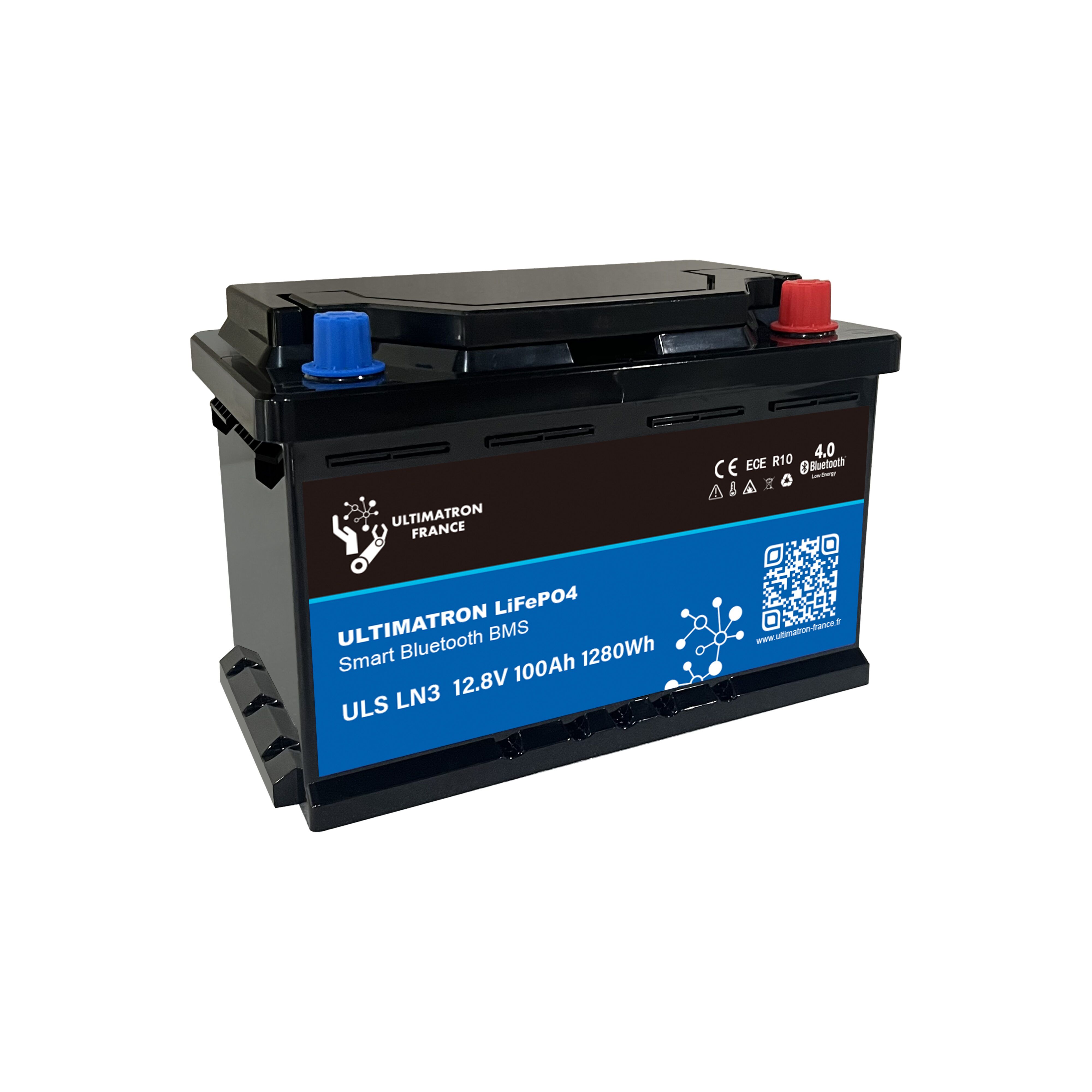 ULS-12-100-LN3 LIFEPO4 Untersitz Wohnmobil Batterie 12V - 100Ah - 1280Wh - per App steuerbar